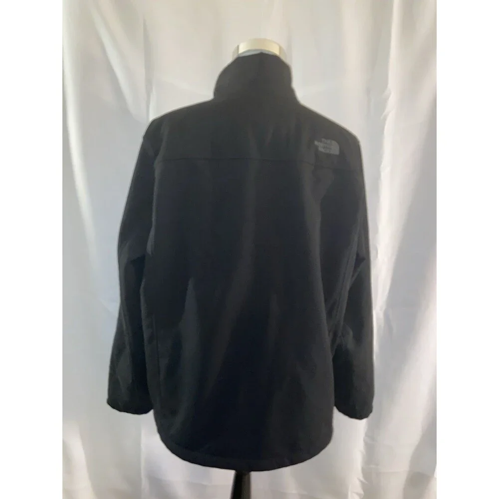 The North Face Windwall Soft Shell Jacket Fleece Lined Men’s XL Black Full Zip